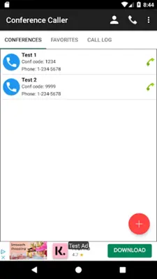Conference Caller android App screenshot 4